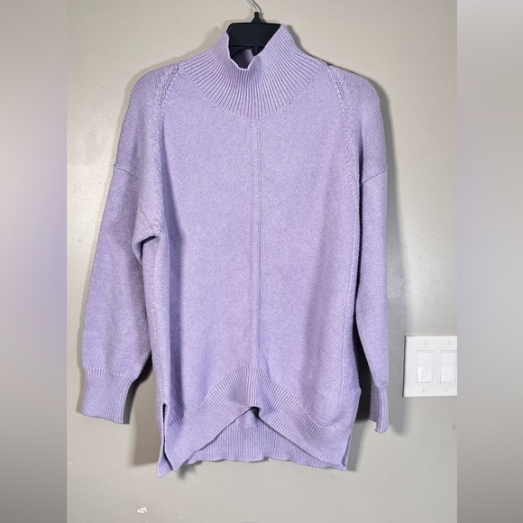 Anthropologie Lilac Crystal
Tunic Purple Mock Neck Sweater - Picture 5 of 9
